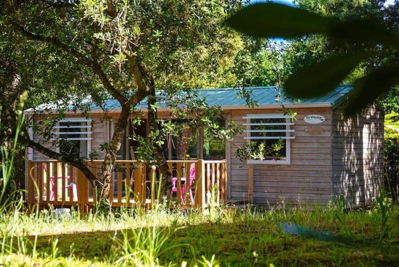 Mobil-Home Premium 2 Chambres & 2 Salles De Bain 33 M² Avec Terrasse Semi Couverte