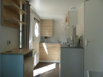 Mobil-home PREMIUM+ with a double room and Terrace -  21 m²