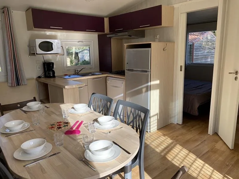 Mobil-Home Eden + 3 Chambres & Terrasse Découverte - 34 M² - Lave Vaisselle