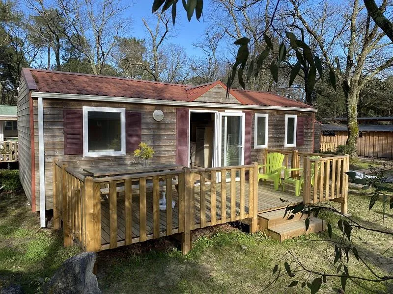 Mietunterkunft - Mobilheim  Eden+ 3 Zimmer Und Terrasse - 34 M² - Geschirrspüler - Camping Paradis des Pins - Soulac