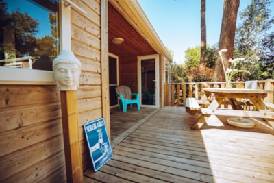 Mobil-home PREMIUM 2 Bedrooms - 2 bathrooms and half covered terrace - 33 m²