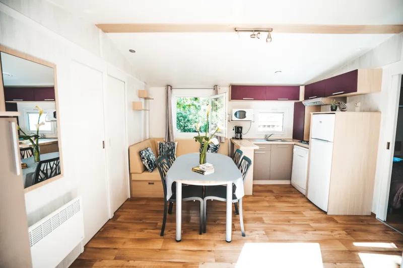 Mobil-Home Eden + 3 Chambres & Terrasse Découverte - 34 M² - Lave Vaisselle