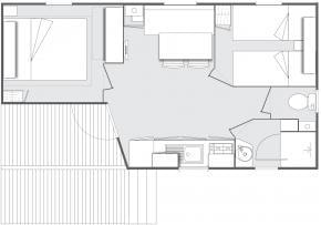 Mobil-home O'HARA le Roussane 5 Pers.