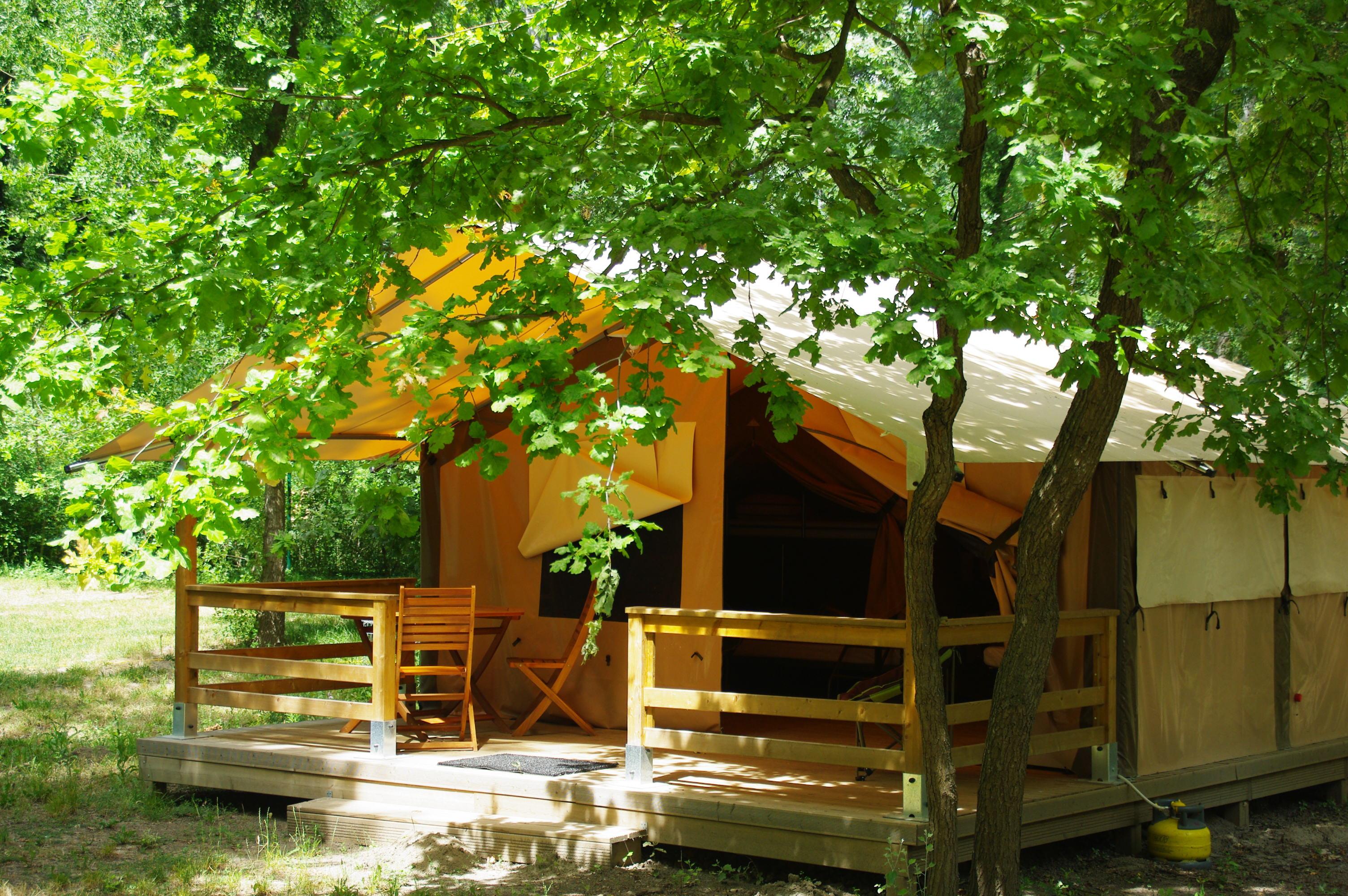 Accommodation - Tente Lodge Victoria - Camping l'Art de Vivre