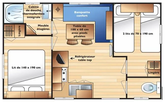 Mobil-Home Super Venus 24M²