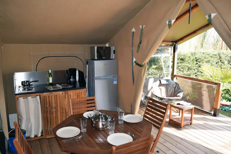 Tente Lodge Kenya 34,50 M² - Sans Sanitaire