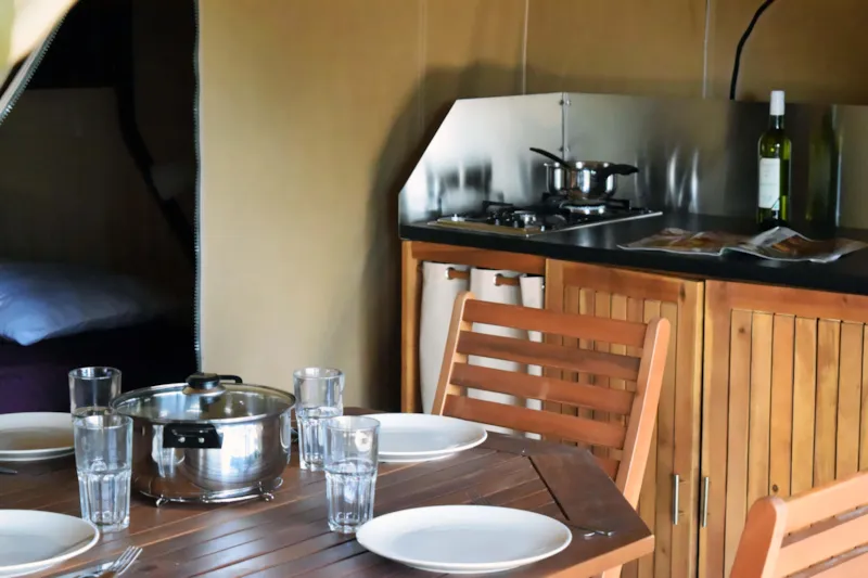 Tente Lodge Kenya 34,50 M² - Sans Sanitaire