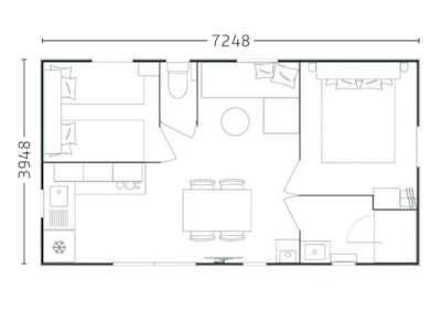 Mobile home Bahia 27m² — 9
