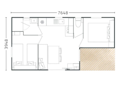 Mobile-home Bergamo - 25m² — 9
