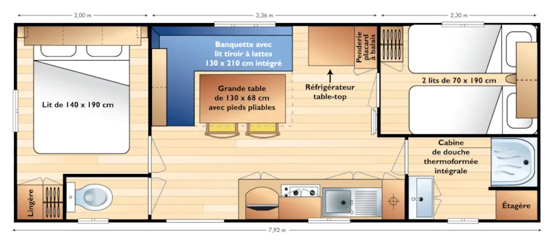 Mobilhome Irm 21 M²