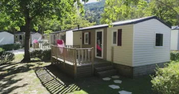 Mietunterkunft - Mobilheim Trigano 27 M² - Camping le Moulin du Pont d’Alies
