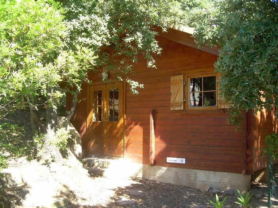 Location - Chalet Bois Nature Confort 38M²  Avec Clim (S ) - CAMPING TORRACCIA