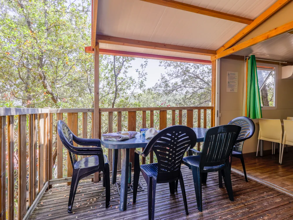 Location - Chalet Essentiel Confort 25M²  Avec Clim (M) - CAMPING TORRACCIA