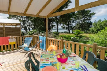 Accommodation - Premium 2 Rooms Sea View ! - Camping de la Baie