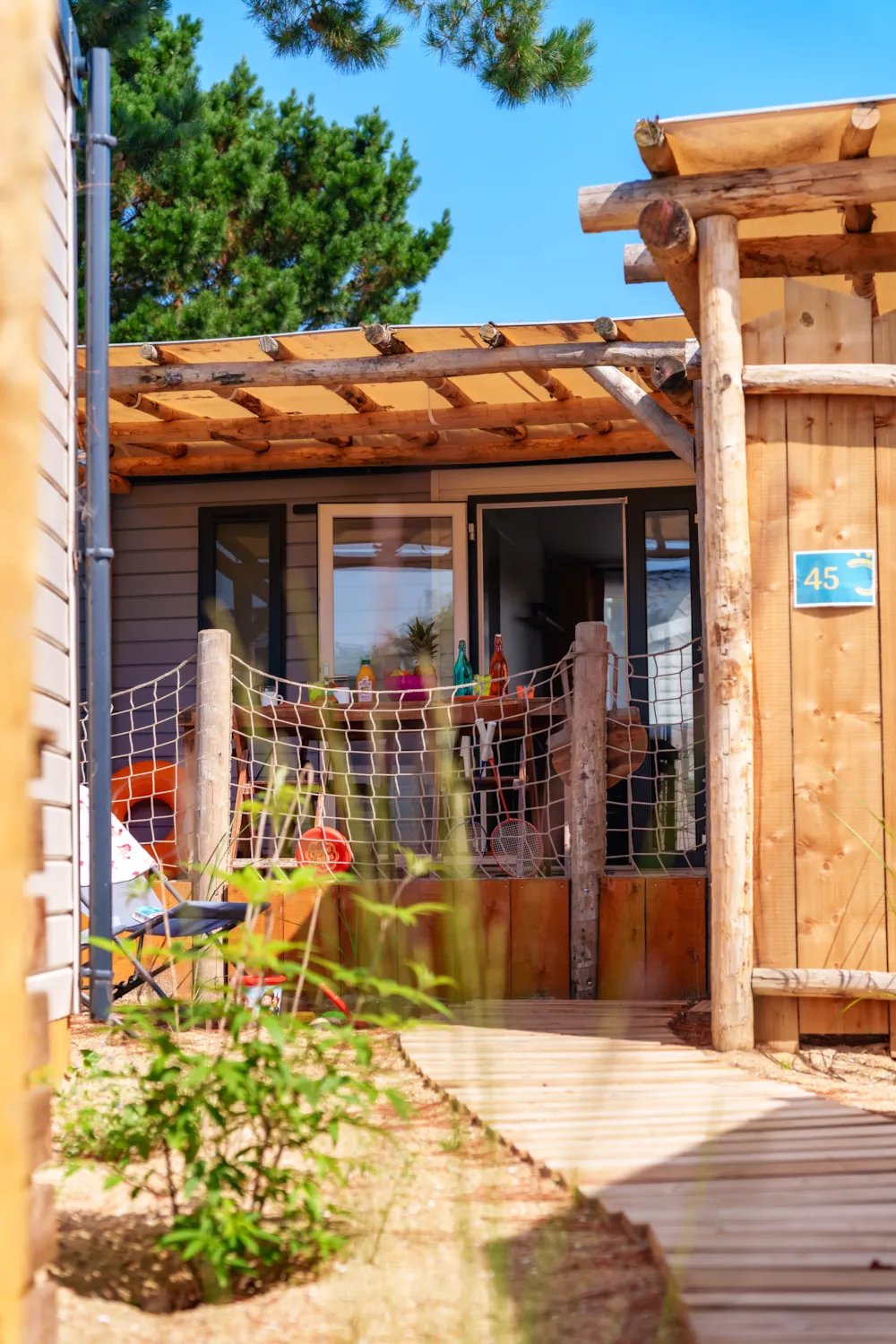 Location - Premium "Côté Sable" Mobil-Home 3 Chambres 1 Sdb - Camping de la Baie