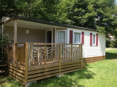 Mobile home essentiel 31 m² / 3 bedrooms - Half-covered terrace TV
