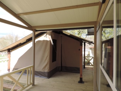Chalet adapted to the people with reduced mobility