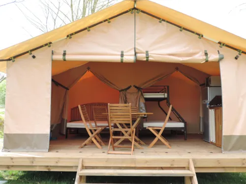 Location - Tente Safari Family Eco - image n°5 - Camping d'Arpheuilles