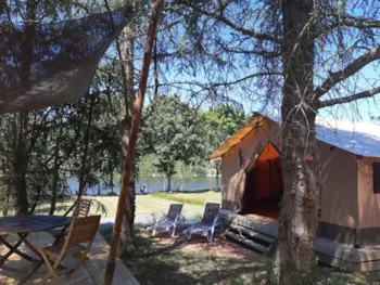 Mietunterkunft - Zelt Safari Family - Camping d'Arpheuilles