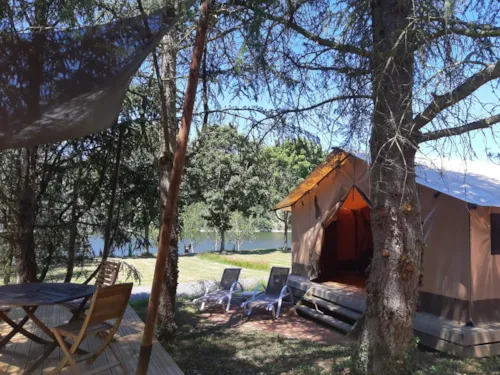 Location - Tente Safari Family Eco - image n°2 - Camping d'Arpheuilles