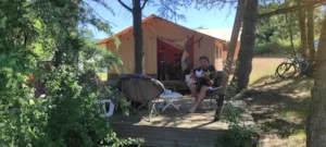  - Safari Family eco tent - Camping d'Arpheuilles