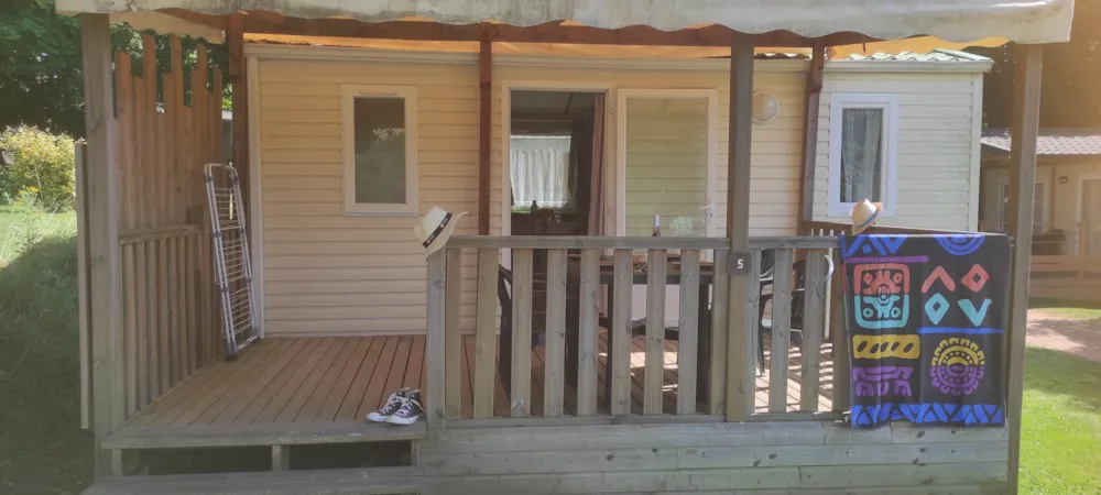 Location - Mobil Home 2 Chambres - Camping d'Arpheuilles