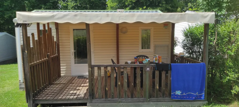 Location - Mobil Home 2 Chambres Avec Télévision Et Climatisation - Camping d'Arpheuilles