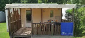  - 2-bedroom air-conditioned mobile home with television - Camping d'Arpheuilles