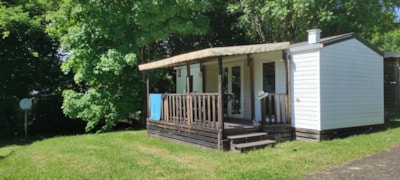 Air-conditioned mobile home / 2 bedrooms / 25m2 / TV / Covered terrace