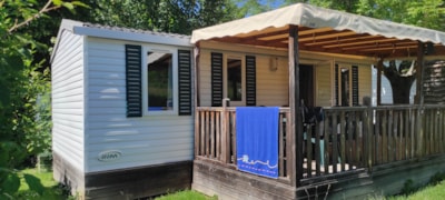 Air-conditioned 3-bedroom mobile home / TV / 31 m2