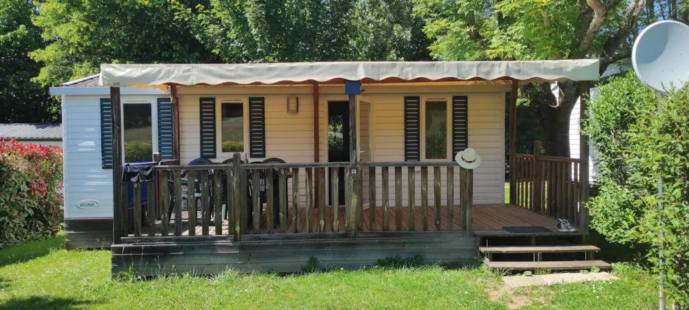 Location - Mobilhome 31 M² / 3 Chambres  + Tv + Climatisation - Camping d'Arpheuilles