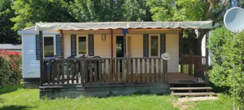 Mietunterkunft - Mobilheim 31 M² / 3 Zimmer + Tv + Klimaanlage - Camping d'Arpheuilles