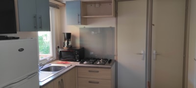 Air-conditioned 3-bedroom mobile home / TV / 31 m2
