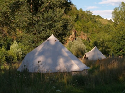 Camping pitch NATURE 100m² - Price for 2 pers. without electricity