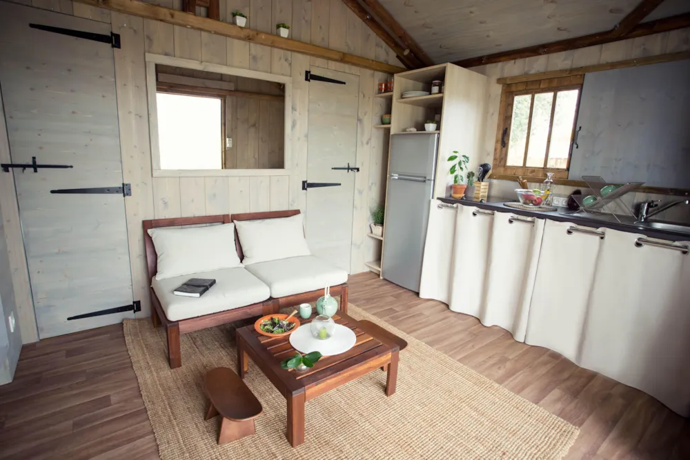 Lodge Cabin 27m² - 2 bedrooms + terrace 12m²