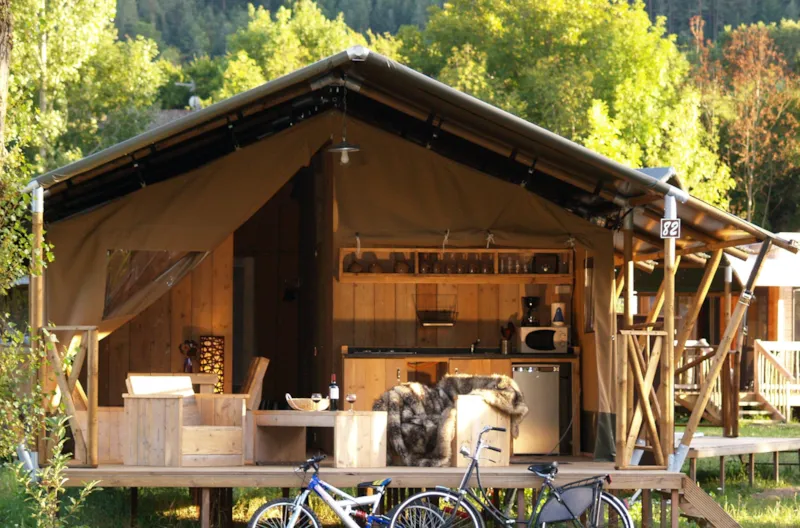 Lodge Safari Isolée 35M² (2 Chambres Et Une Salle De Bains/Wc) + Terrasse