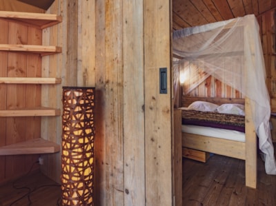Safari Lodge 35m² insulated (2 bedrooms, bathroom and toilet) + terrace