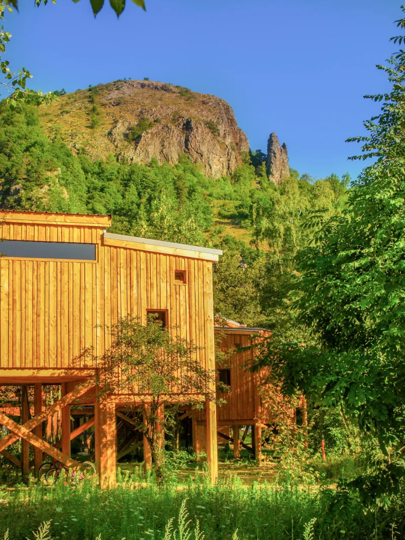 Cabane Perchée Premium 24M². ( 2 Chambres) + Terrasse