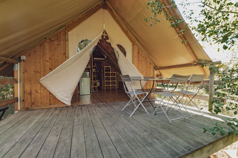 Tente Robinson 24 M² - 1 Chambre + Mezzanine + Salle De Bains