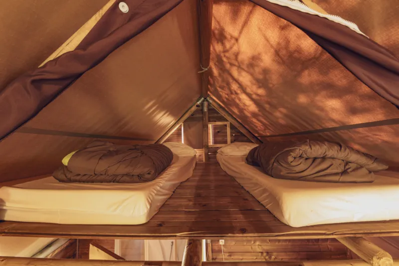 Tente Robinson 24 M² - 1 Chambre + Mezzanine + Salle De Bains