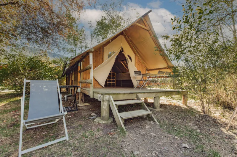 Tente Robinson 24 M² - 1 Chambre + Mezzanine + Salle De Bains