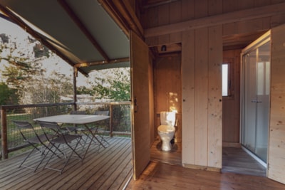 Lodge Cabin 27m² - 2 bedrooms + terrace 12m²