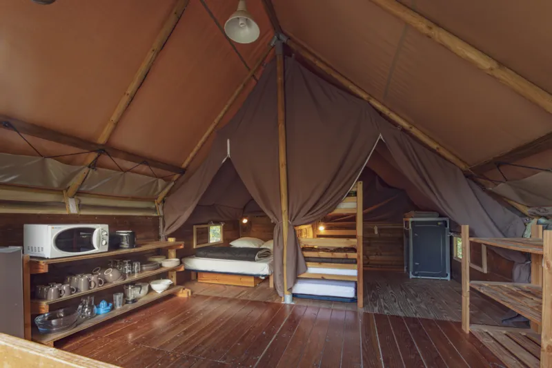 Tente Amazone 20M² - 2 Chambres (Sans Sanitaires Privatifs)