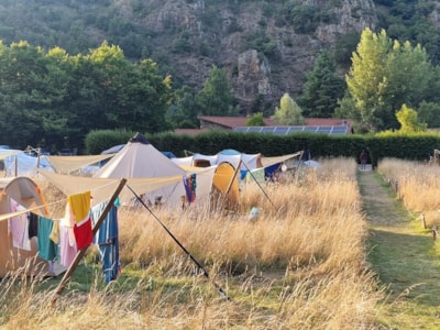 Camping pitch NATURE 100m² - Price for 2 pers. without electricity