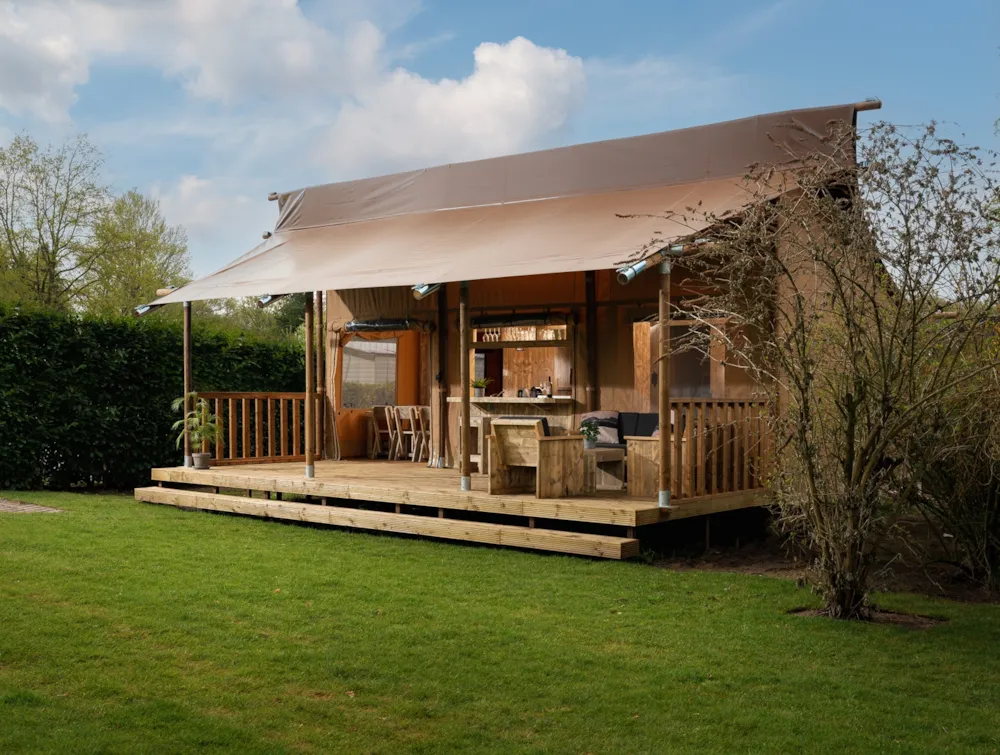 Location - Glamping Lodge 34 M² - 22M² Terrasse - 4/5 Pers - CosyCamp