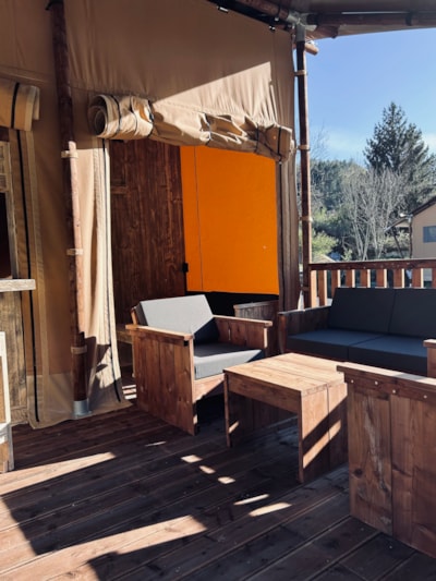 Glamping Lodge 34 m² - 22m² terrace
