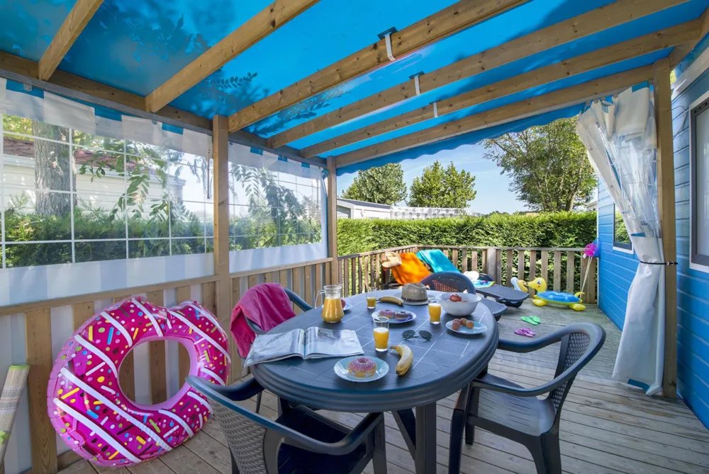 Location - Mobil Home Quattro 4 Chambres 36M² - Camping l'Océan