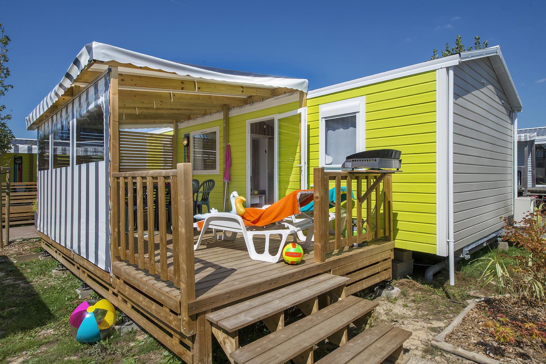 Accommodation - Gamme Duo 2 Bedrooms / 2 Bathrooms 32M2 - Camping l'Océan