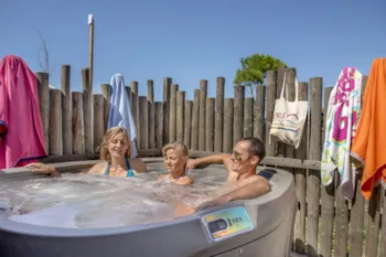 Mietunterkunft - Mobil Home Trio Premium + 3 Zimmer / 2 Badezimmer 40M² - Camping l'Océan