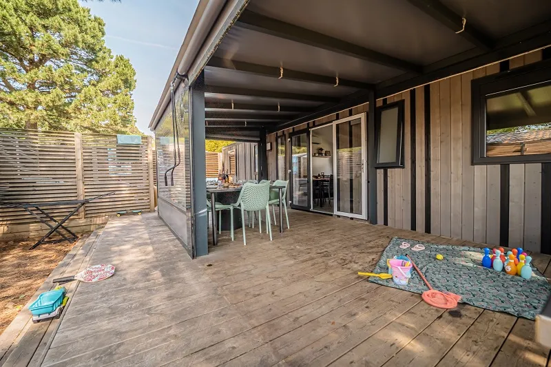 Location - Mobil Home Quattro Premium + 4 Chambres / 2 Sdb 36M² - Camping l'Océan